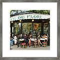 Cafe De Flore in Paris Painting by Dominique Amendola - Fine Art America
