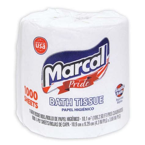 20 Units of Marcal Bath Tissue 1000-1ply Sheets Max 20 Cases - Toilet Paper Holders - at ...