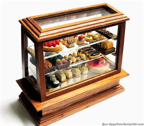 1:12 Pastry Display Case by Bon-AppetEats on DeviantArt