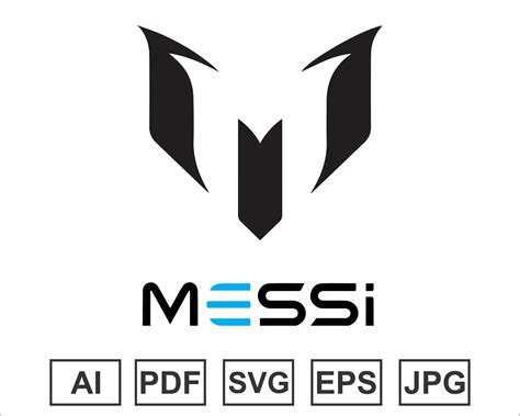 Messi Logo Transparent Vector File Digital Download SVG,Ai,Pdf,Eps Soccer Football Player ...