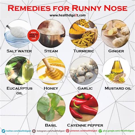 Remedies For Runny Nose | Health, Runny nose remedies, Remedies