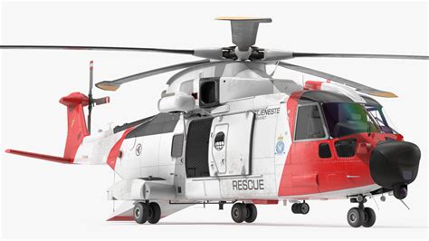 3D agustawestland aw101 helicopter norwegian - TurboSquid 1631488