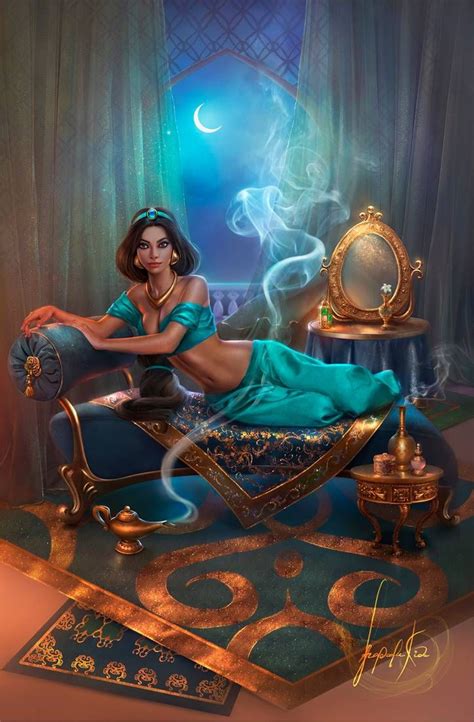 Jasmine by https://www.deviantart.com/missqualle on @DeviantArt | Disney princess art, Disney ...