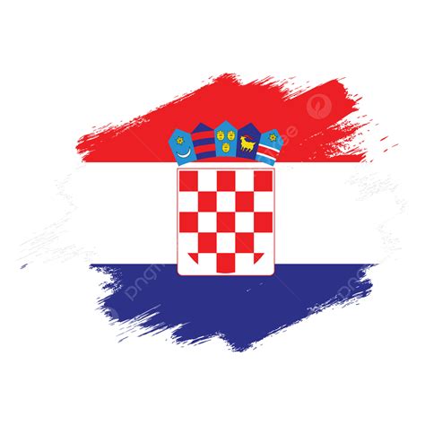Croatia Vector Flag, Flag, Vector Flag, Grunge Flag PNG and Vector with Transparent Background ...