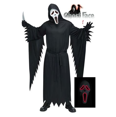 Official Ghostface Scream Costume With Light-up Mask