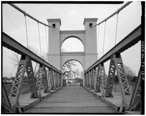 Then and Now: Completed in 1869, the Waco Suspension Bridge is now ...