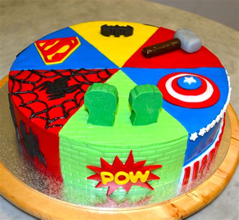 Superhero Cake - CakeCentral.com