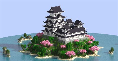 Japanese castle - Himeji | with download | 1.16 Update! Minecraft Map