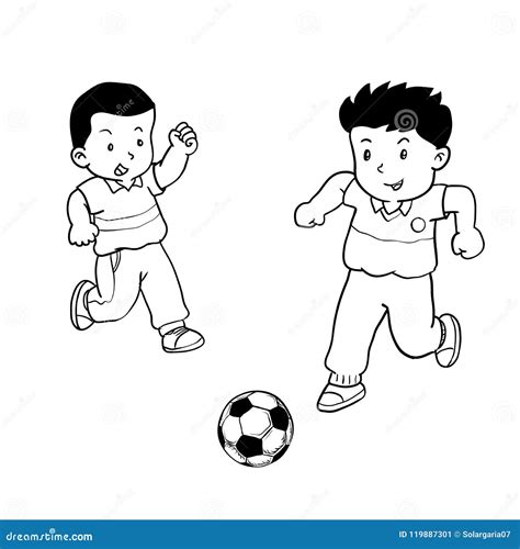 How To Draw A Boy Playing Football : Copy it or watch it in our video player and use it as a ...