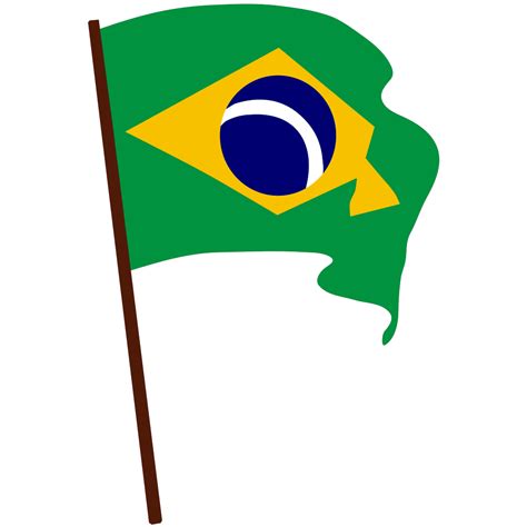 Waving Flag Of Brazil PNG, SVG Clip art for Web - Download Clip Art ...