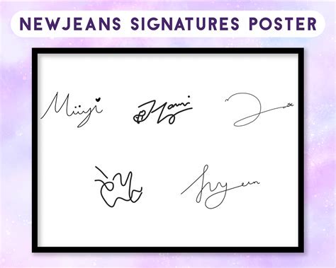 NEWJEANS Merch Kpop Merch New Jeans Poster Members - Etsy