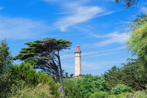 Ile De Re Lighthouse Phare Des Baleines Stock Image - Image of french ...