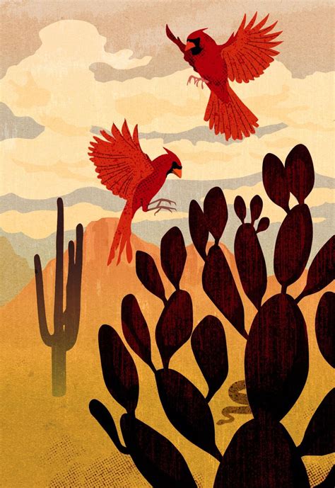 The Sonoran Desert, Arizona : r/Illustration