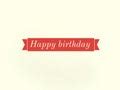 Orange Happy Birthday Card Free Stock Photo - Public Domain Pictures