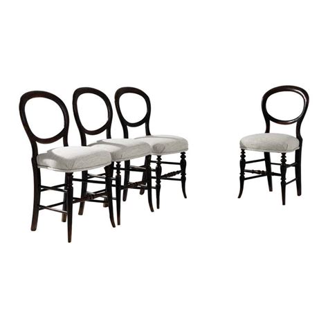 Mid-Century Modern Upholstered Dining Chairs, Set of Six For Sale at ...