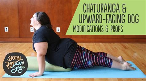 Chaturanga & upward-facing dog: modifications & props - YouTube