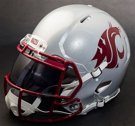 *CUSTOM* WASHINGTON STATE COUGARS NCAA Riddell SPEED Replica Football ...