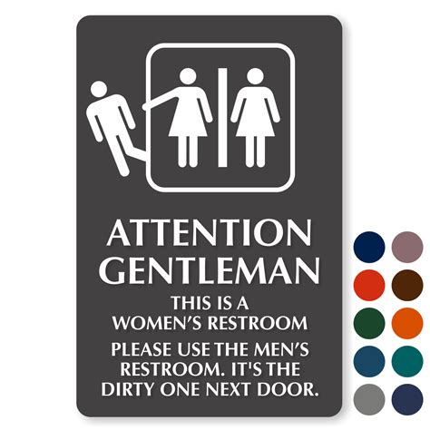 Funny Bathroom Signs Printable