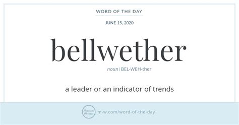 Bellwether Meaning