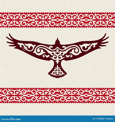 Kazakh Ornament Vector Illustration | CartoonDealer.com #44902676