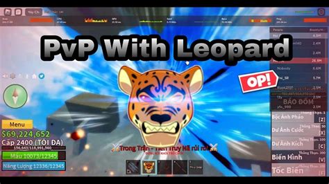 PvP With Leopard OP | Blox Fruit - YouTube