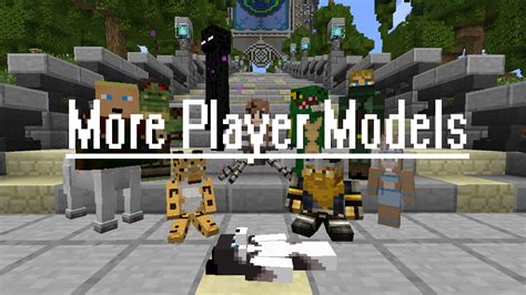 Minecraft mod more player models - snojj