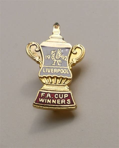 Liverpool 1992 FA Cup Winners Pin Badge