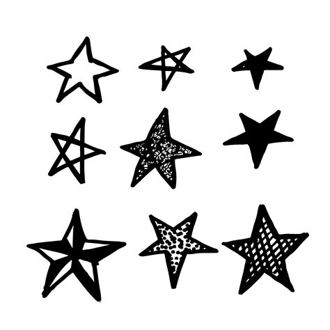 Hand drawn Star icon Doodle 572847 Vector Art at Vecteezy