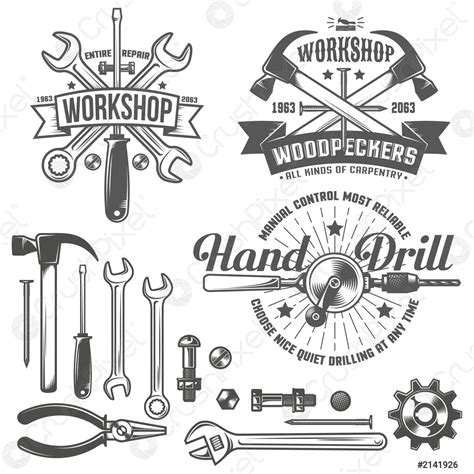 Workshop logo - stock vector 2141926 | Crushpixel