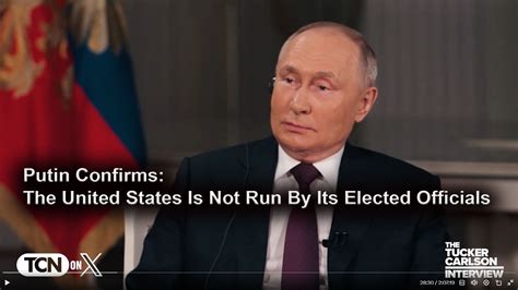 The Vladimir Putin Interview - Putin Confirms: The United States Is Not Run By Its Elected ...