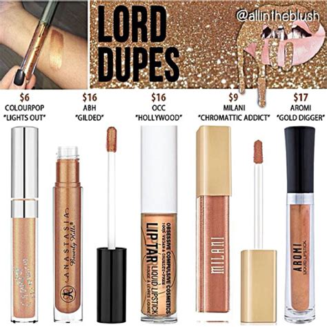 Kylie Jenner dupes for Lord More | Kylie cosmetics dupes, Cosmetics ...