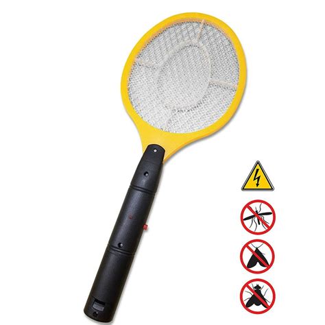 Bug Zapper Hand Held Racket Works Quick! Electronic Bug Zapper Fly Swatter Zap Mosquito Zapper ...