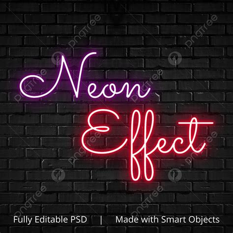 Purple And Red Neon Text Effect, Font, Banner, Graphic PNG Transparent Clipart Image and PSD ...