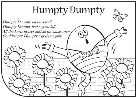 Printable Humpty Dumpty Templates