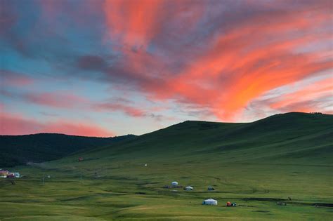 Beautiful Appearance in Mongolia Countryside