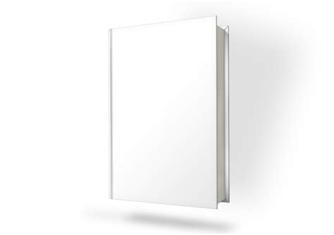 Realistic white book cover isolated 8494433 PNG