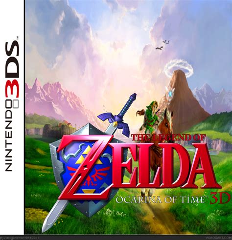 Viewing full size The Legend of Zelda: Ocarina of Time 3D box cover