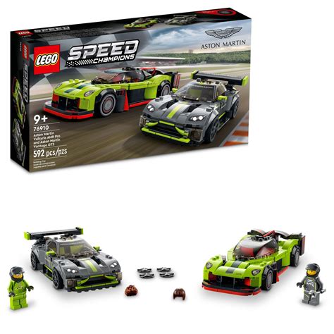 Buy LEGO Speed Champions Aston Martin Valkyrie AMR Pro & Vantage GT3 2 Collectible Model 76910 ...