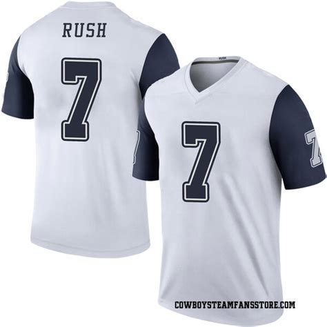 Nike Cooper Rush Dallas Cowboys Legend White Color Rush Jersey - Youth