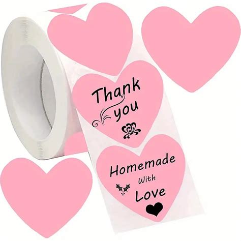 Heart Shaped Color Coding Direct Thermal Labels Address - Temu