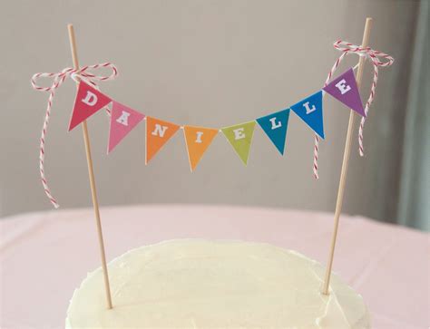 Happy Birthday Cake Banner Diy | BirthdayBuzz