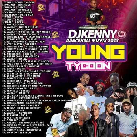 Stream DJ KENNY YOUNG TYCOON DANCEHALL MIXFIX 2023 by DJ KENNY A-MAR ...