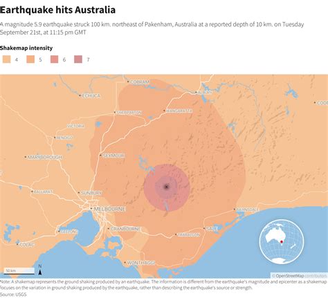 Earthquake Melbourne Epicentre Today