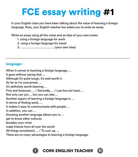 FCE Exam Writing Samples and Essay Examples - Learn English Online For ...