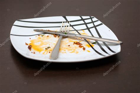 Dirty plate — Stock Photo © timbrk #1489136