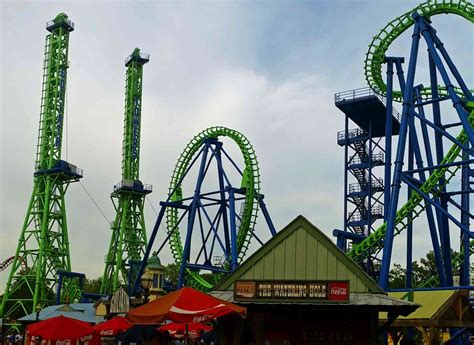 Goliath | Roller coaster at Six Flags New England | Parkz - Theme Parks