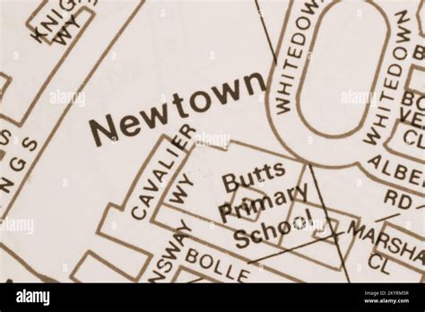 Newtown map hi-res stock photography and images - Alamy