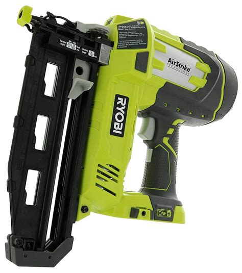 Ryobi P325 One+ 18V Lithium Ion Battery Powered Cordless 16 Gauge Finish Nailer (Battery Not ...