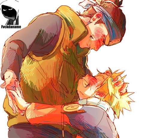 Naruto Uzumaki and Iruka-Sensei by fvckfdaname on DeviantArt