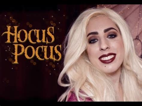 HOCUS POCUS -Sarah Sanderson- Makeup Tutorial - YouTube